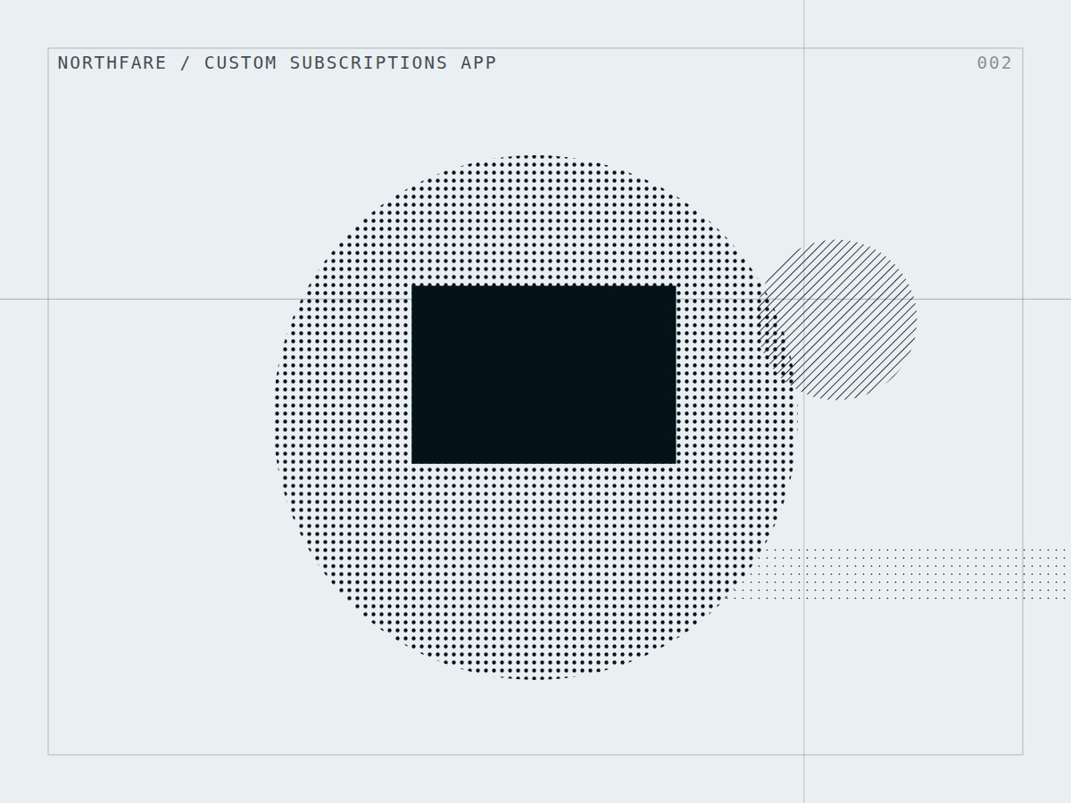Northfare subscription management dashboard