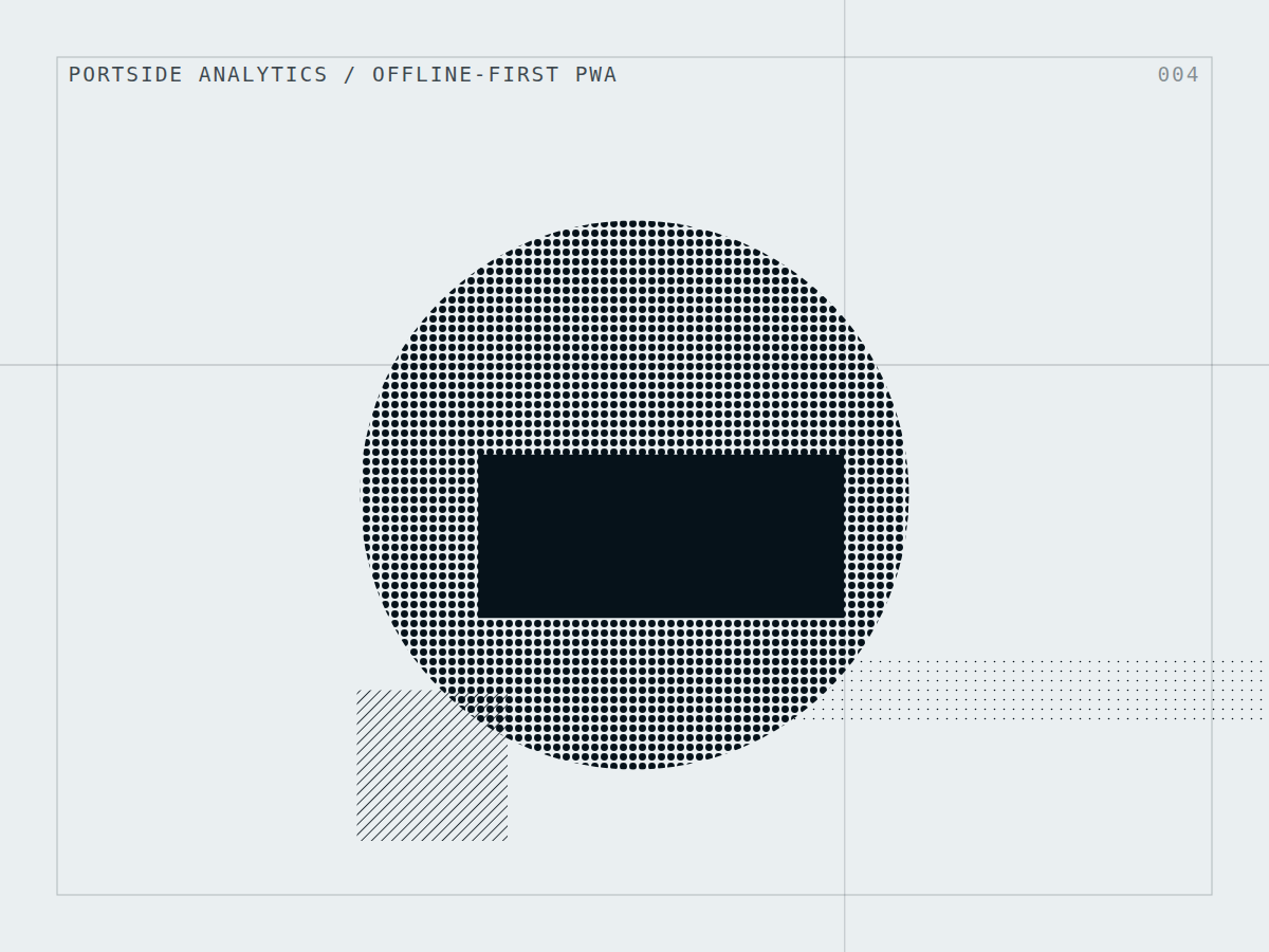 Portside Analytics dashboard with charts and tables