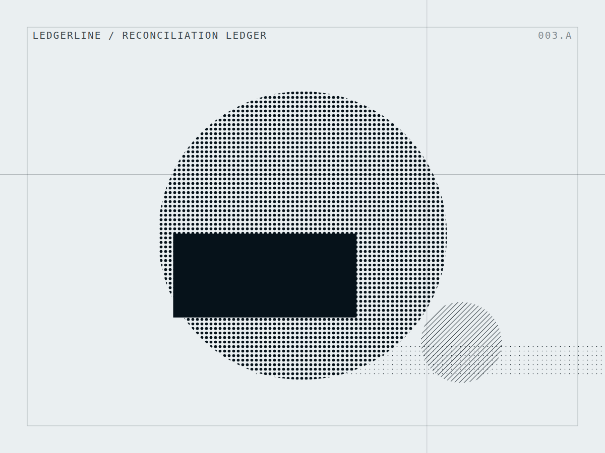 Ledgerline transaction reconciliation screen